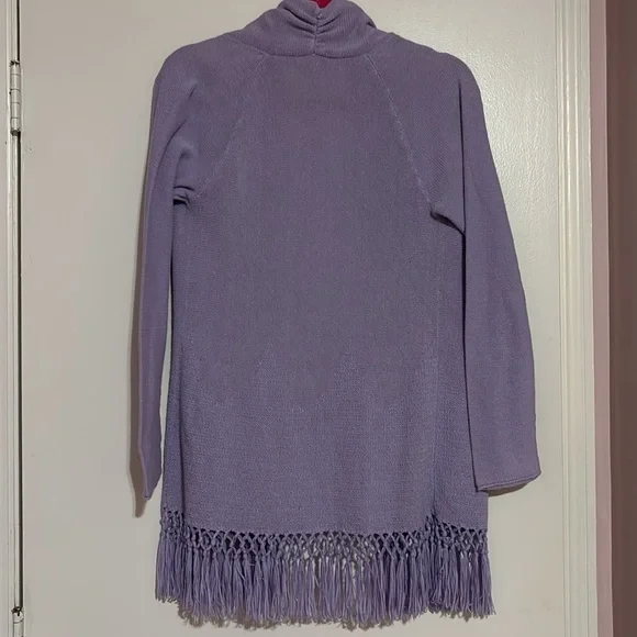 ✨FINAL HR TO BUY✨ Lilly Pulitzer Tatum Cardigan Lilac Verbana - Picture 9 of 13